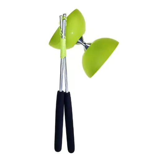 [3515.07] Baguettes diabolo alu verte