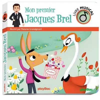 Livre musical - Mon premier Jacques Brel  ( Play Bac°