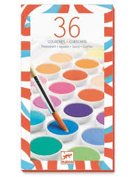 [DJ8873] 36 pastilles de gouaches