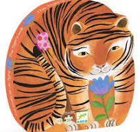 [DJ07201] Puzzle silhouette - La Balade du tigre 24pcs