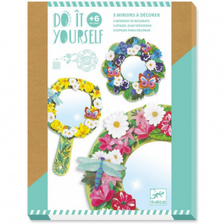 [dj07908] Do It Yourself - 3 Miroirs à Décorer