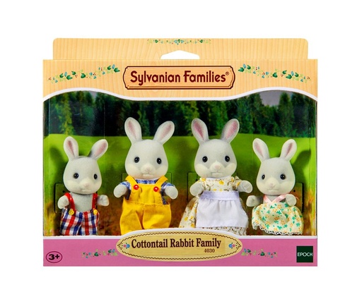 [4030] Famille lapin gris Sylvanian