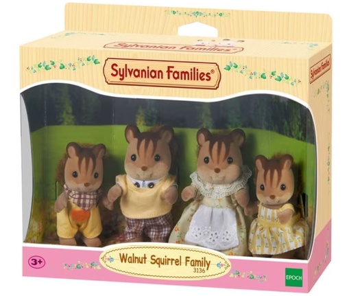 [4172] Sylvanian Families - Famille Ecureuil Roux