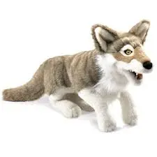 [2898] Marionnette Loup gris