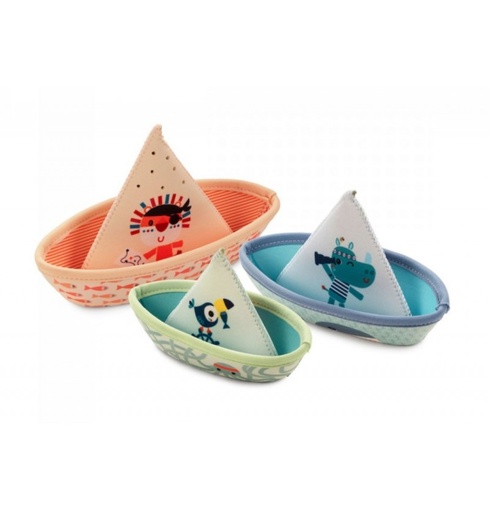 [83288] 3 bateaux flottants Jungle