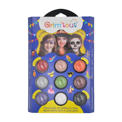 [41212] Maquillage palette 9 couleurs malefices