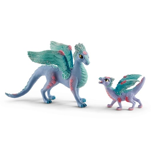 [70592] Bayala - Dragon aux fleurs avec son petit