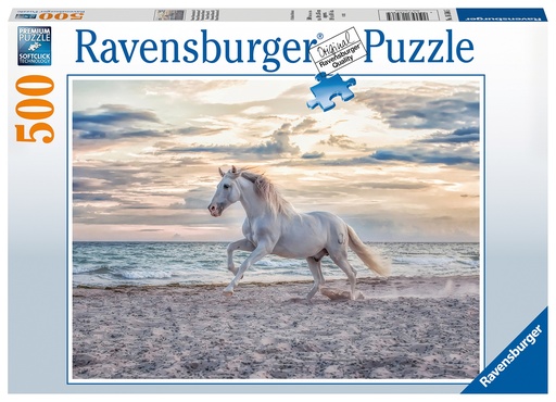 [165865] Puzzle Cheval sur la plage 500 pcs