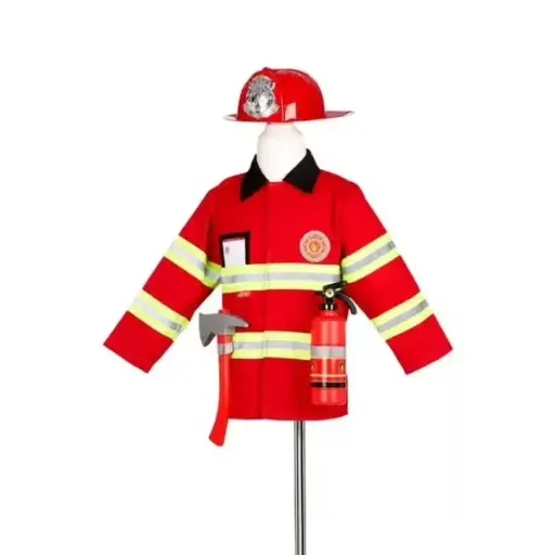 [100847] Set de pompier + accessoire 4-7 ans