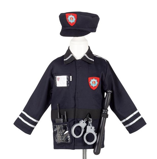 [100846] Déguisement de policier et accessoires 4-7 ans
