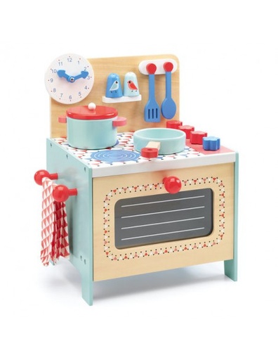 [dj06507] petite cuisinière bleue