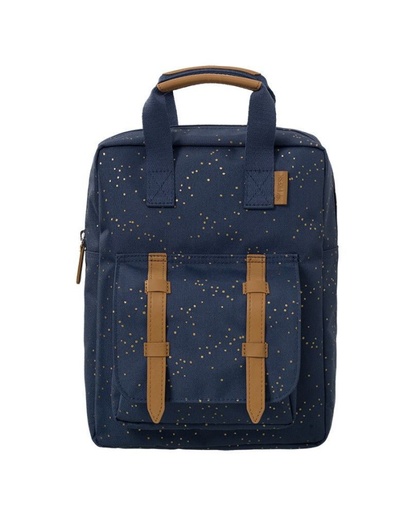 [FB800-22] petit sac à dos indigo pois or