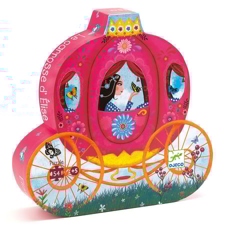 [DJ07254] Puzzle carrosse d'Elise 54 pcs