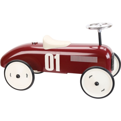 [1046] Porteur voiture - Vintage bordeau - Vilac