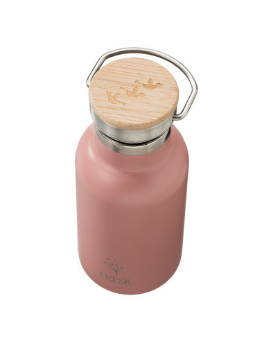[FD360-02] Gourde thermos 500ml Ash rose oiseaux