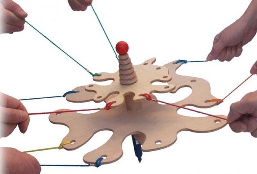 Jeu géant - Crayon coopératif géant (location)