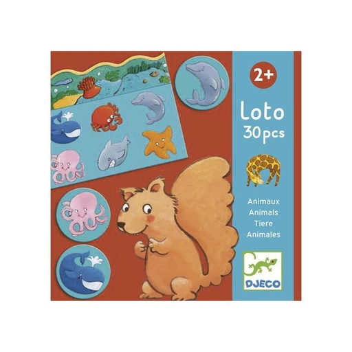 [dj08120] Loto animaux 30pcs
