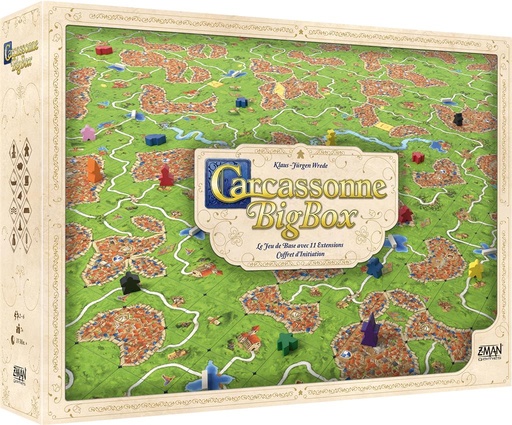 [70419] Carcassonne Big Box (Coffret de base + 11 Extensions)