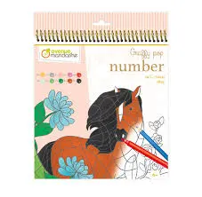 [GY109C] Graffy pop number chevaux
