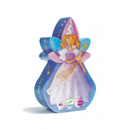 [DJ07225] Puzzle Silhouette La Fée et la Licorne
