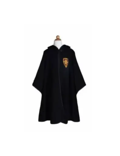 [62197] Manteau de magicien avec lunettes Harry Potter 7-8 ans - Noir