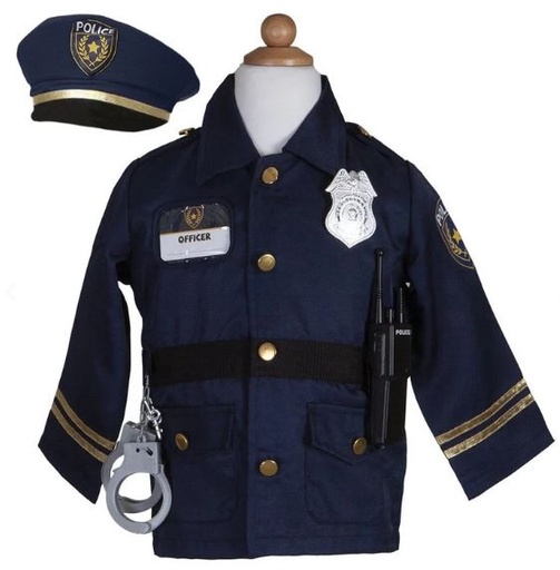 [81485] Set de policier avec accessoires, taille US 5-6