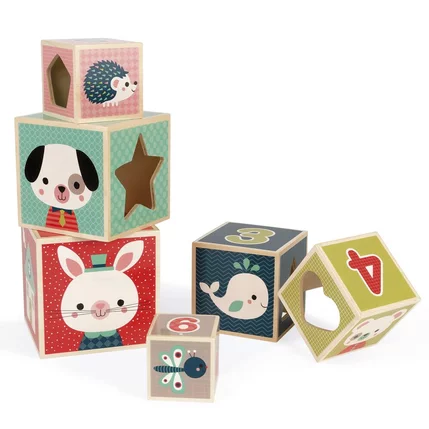 [08016] pyramide 6 cubes Baby Forest