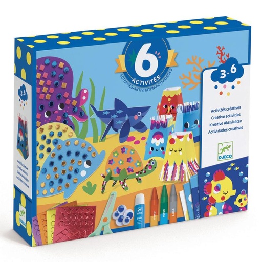 [DJ09294] 6 Activités Créatives - La Mer et ses plaisirs