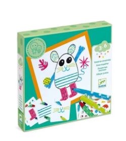[dj09291] Dessiner Ensemble Animaux Rigolos