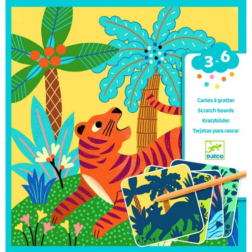 [dj09095] Cartes à Gratter - Grosses Bêtes