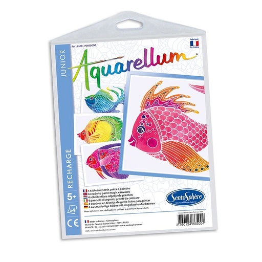 [650R] Aquarellum recharge poissons