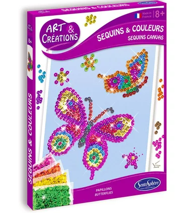 [322010] Sequins & couleurs - Papillons