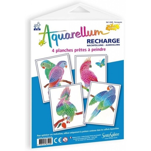 [654R] Aquarellum Recharge Perroquets