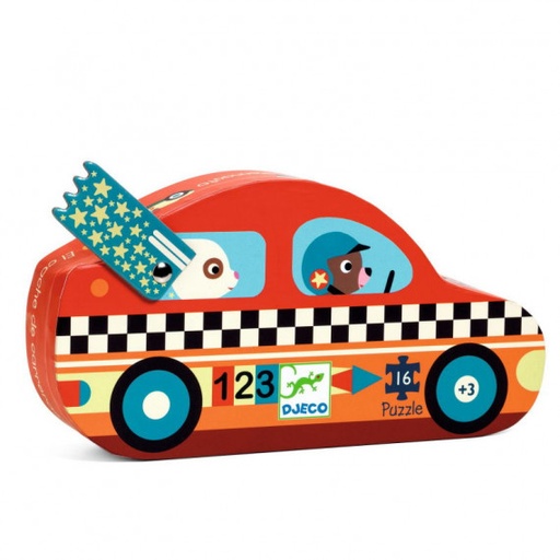 [DJ07273] Puzzle Silhouette - Le Bolide 16 pièces