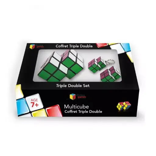 [MCC3D] Coffret triple double rubiks cube