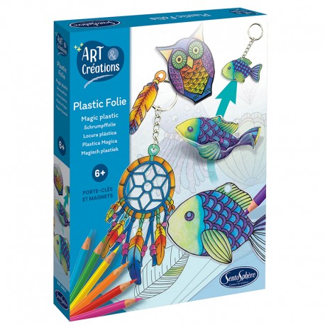[2082] Art & créations - Plastic Folie - Porte-clés & magnets