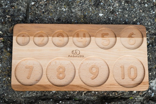 Pagalou - Planche de triage de 1 à 10