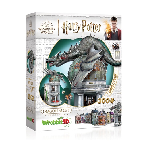 [34566] Puzzle 3D Harry Potter - La banque de Gringotts  300 pcs