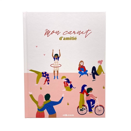 [liv002] Carnet d'amitié Arlequin
