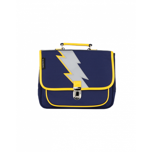 [ssa07 2604] Petit Cartable Éclair Marine