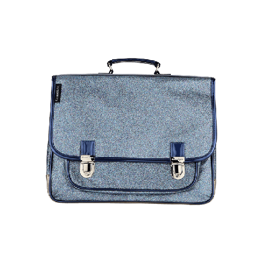 [lsa07 0904] Grand Cartable - Paillettes Marine