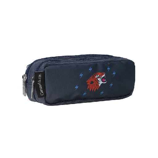 [TRD07_0304] Trousse double Tigre Bleu