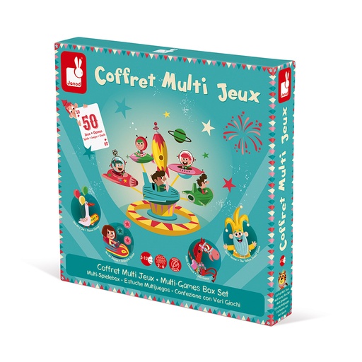 [J02742] Coffret Multi Jeux Carrousel