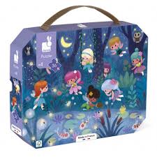 [J02649] Puzzle Les fées et les nénuphars - 36 pcs