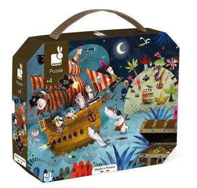 [J02614] Janod - Puzzle La Chasse aux Trésor 36 pcs