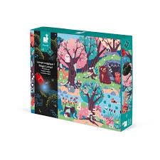 [J02653] Puzzle Lampe magique la forêt 24 pcs