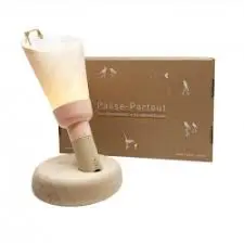Lampe Nomade Plumes rose
