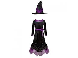 [33097] Robe sorcière velour et chapeau 7-8ans