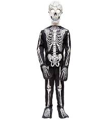 [33165] robe squelette avec masque 5-6ans
