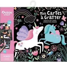 [LC210064-3] Mes cartes à gratter licornes